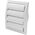 GRILLE PLASTIC 190X190/D125,WHITE