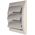 GRILLE PLASTIC 190X190/D125,WHITE