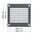 OUTSIDE GRILL 100X100MM MR TSINK