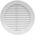 GRILLE VENTILATION D150, WHITE