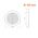 GRILLE VENTILATION D150, WHITE