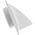VENT.GRILLE PLASTIC 190X190MM 125MM EXT.
