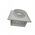VENTIL. GRILLE PLASTIC 148X153MM Ø100MM
