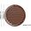 GRILLE METAL D160, BROWN