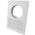 GRILLE-ADAPTER, D100 250X180MM