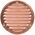 GRILLE METAL D100, BROWN