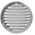 GRILLE METAL D100, BROWN