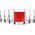 SET OF GLASS SHOTS 6VNT LBR308F