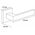 DOOR HANDLE QUBIK SQUARE BLACK UNIVERSAL