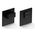 WC INOX ROUND ESCUTCHEON TOPAZ BLACK PVD