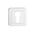 PZ ESCUTCHEON ON SQUARE ROSET, CHROME