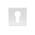 CYLINDER ESCUTCHEON SQUARE WHITE QUBIK