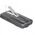 Powerbank Dudao K29 10000mAh PD 20W z MagSafe z metalową obudową, podstawką i wbudowanymi kablami USB-C/Lightning - szary