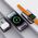 Powerbank Dudao K29 10000mAh PD 20W z MagSafe z metalową obudową, podstawką i wbudowanymi kablami USB-C/Lightning - srebrny