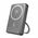 Powerbank Dudao K28 10000mAh PD 22.5W z MagSafe z metalową obudową i pierścieniem-podstawką - szary