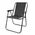 Πτυσσόμενη καρέκλα κάμπινγκ PLATINET KRZESŁO KAMPINGOWE SKŁADANE 52X44X75 CM FULL BLACK [45912]