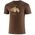 Ανδρικό μπλουζάκι SS1265M με κοντό μανίκι OUTDOOR WOOL PRO καφέ L - GÓRY 11
