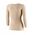 Γυναικεία μπλούζα LS1628W με μανίκι 3/4 COMFORT MERINO μπεζ L