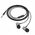 HOCO słuchawki przewodowe Jack 3,5 mm z mikrofonem M108 szare