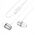 HOCO słuchawki przewodowe Jack 3,5 mm z mikrofonem M108 srebrne
