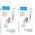Adapter USB C do LED light Hoco UA38A złoty