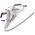 STATIK PowerPivot Pro Nylon Braided Cabel, USB-C to USB-C, 1m, White