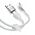 STATIK PowerPivot Pro Nylon Braided Cabel, USB-C to USB-C, 1m, White