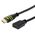 TECHLY HDMI Υψηλής Ταχύτητας Καλώδιο Προέκτασης 3m μαύρο με Ethernet 4K 30Hz 19 ακίδων HDMI Αρσενικό σε 19 ακίδων HDMI Θηλυκό με Χρυσή Επαφή