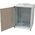 EFB 19 ιντσών ντουλάπα δικτύου OFFICE SERIE 18HE 600X600 RAL7035 Γκρι IP20 πλήρως συναρμολογημένη και αποσυναρμολογούμενη με γυάλινη πρόσοψη 45KG φορτίο