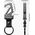 TECH-PROTECT SLIDELOCK CARABINER KEYCHAIN GUNMETAL