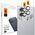 Προστατευτικό Κάμερας Spigen Optik Pro GLAS.TR EZ Fit 2-Pack - Προστατευτικό γυαλί για φακό Samsung Galaxy S25 Edge (2 τεμάχια)(Μαύρο)