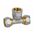 Τρίοδη μείωση Diamond DZ, PEX-AL-PEX, ορείχαλκος 1/2"x20x20 FTN-008.1/2X20X20.TD