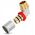 Diamond γωνία πρεσαριστή KOL-CH PEX-AL-PEX από ορείχαλκο 1/2"x20 FZZ-004.1/2X20.KOL-C