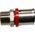 Σύνδεσμος συμπίεσης Diamond ZŁ-CH, PEX-AL-PEX, ορείχαλκος 1/2"x20 FZZ-001.1/2X20.ZŁ.CH