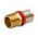 Σύνδεσμος συμπίεσης Diamond ZŁ-CH, PEX-AL-PEX, ορείχαλκος 1/2"x20 FZZ-001.1/2X20.ZŁ.CH