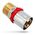 Σύνδεσμος συμπίεσης Diamond ZŁ-CH, PEX-AL-PEX, ορείχαλκος 1/2"x20 FZZ-001.1/2X20.ZŁ.CH