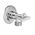 Diamond γωνιακή βαλβίδα με ροζέτα 1/2"x3/8", χρώμιο ART.228-1/2X3/8.CH