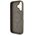 Etui Guess Grained Hot Stamp Peony       Triangle Logo MagSafe do iPhone 16 brązowy