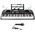 MQ 6115L keyboard edukacyjny podświetlane klawisze organy dla dzieci do nauki gry +mikrofon