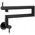 6623-030-81/ KFA/ DUERO POT FILLER/ BATERIA KUCHENNA, ZLEW ŚCIENNA, PRZEGUBOWA, BLACK
