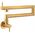 6623-030-31 DUERO POT FILLER BATERIA KUCHENNA, ZLEW ŚCIENNA, PRZEGUBOWA, ΒΟΥΡΤΣΙΣΜΕΝΟ ΧΡΥΣΟ // B-97-00-5-022-GOLD