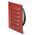 FRESH Γρίλια μεταλλική 145x145 mm με Ø100 mm καρφιά, κόκκινη.