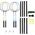 Nils Extreme Zestaw do badmintona Nils NRZ014 Steel