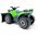 PLASTO Quad z pługiem i przyczepką 52 cm zielony PLA1601