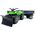 PLASTO Quad z pługiem i przyczepką 52 cm zielony PLA1601
