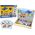 LeanToys Magnetyczna Układanka Książka Transport Puzzle Karty