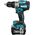 Κρουστικό δράπανο Makita Makita Cordless impact drill HP001GD201 XGT, 40V (μπλε/μαύρο, 2x Li-Ion XGT μπαταρία 2.5Ah, MAKPAC)