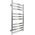 Στεγνωτήρας πετσετών ELONIKA EP50x86KL, 860 x 456 mm, ατσάλι, χρώμιο.