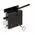 Κλειδαριά πύλης με κλειδί WHW 100P, 100 mm, δεξιά, μαύρη.