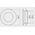 Φωτιστικά LED χωνευτά GTV BARRI, 3x1.5 W, 3x80 lm, 2700 K, 220 V, χρώμα αλουμινίου, ο7 εκ., 3 τεμ.